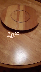 Maple wood Lazy Susan's with turntable