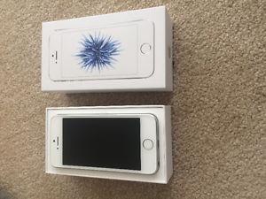 NEW, WHITE AND SILVER IPHONE SE, 64G FOR SELL!