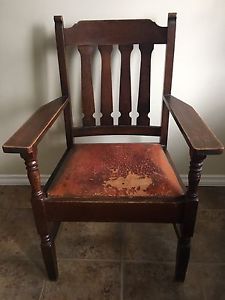Old oak chair