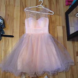 Pink prom dres