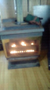 Propane fireplace