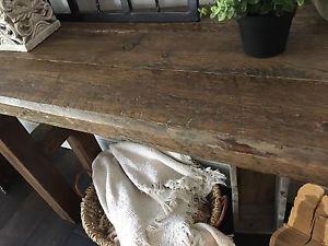 Reclaimed Wood Console table