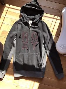Roxy zip up hoodie size small