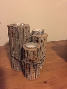 Rustic Candle Holder