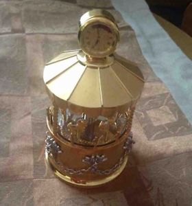 Secret Treasures Carousel Mini Clock