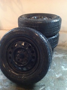 Set of Tires with Rims