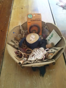 Sewing Basket & Items....