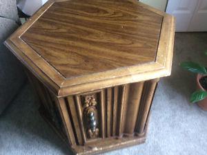 Six sided end table