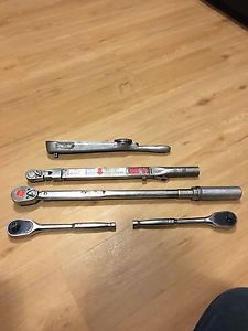 Snap on Torque wrenches, torque meter, ratchets