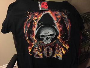 Sons of Anarchy T-Shirt Men's XL Flaming Reaper