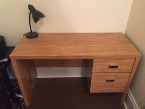 Staples wood desk