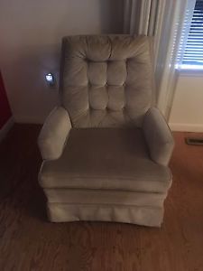 Taupe Rocker Chair