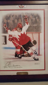 Team Canada Paul Henderson Framed Print