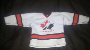 Team Canada white mini hockey Jersey