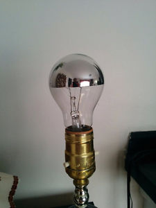 Unique, Silver Tipped Light Bulbs