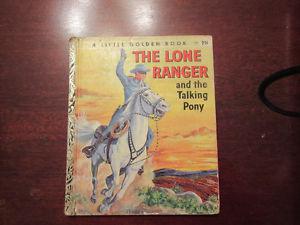Vintage Little Golden Book - Lone Ranger & the Talking Pony