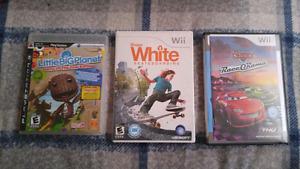 Wii and PS3 games