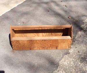 Wooden tool box