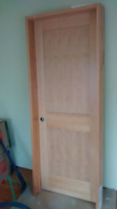 brand new interior fir door,32" RO, hinged right