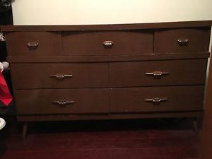 hard wood dresser