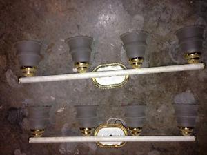 2 wall light fixtures $25 for both