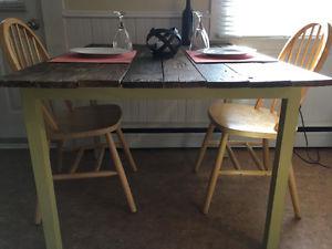 Antique Barn Wood Kitchen Table