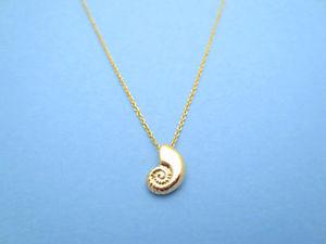 Ariel, Voice, Gold, Filled, Chain, Seashell, Necklace