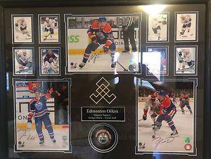 Autographed Edmonton Oilers framed picture $250