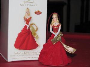  BARBIE AS EDEN STARLING IN A CHRISTMAS CAROL ORNAMENT