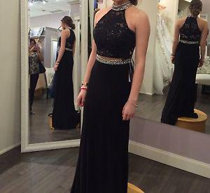 Beautiful black prom dress