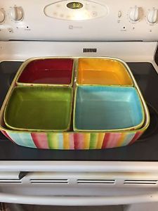 Beautiful sectional serving dish