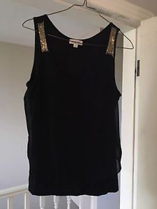Black dressy top size small.