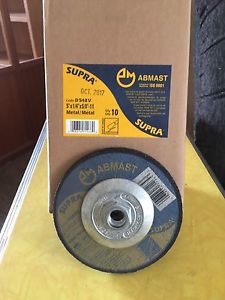 Box of 10 Abmast 5 inch grinding wheels