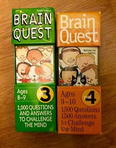 Brain Quest set (Grades 3 and 4)