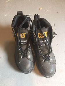 CAT steel toed women's work boots