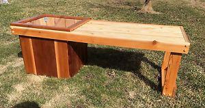 Cedar planter box/bench