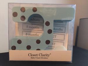 Closet Clarity - baby closet dividers