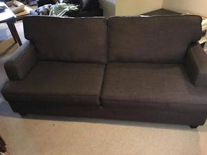 Dark brown sofa - almost new