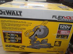 Dewalt 120v Cordless/Corded Mitre Saw