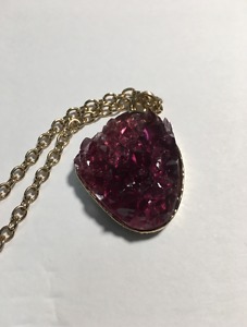 Faux Crystal Necklace