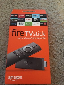 Fire TV stick Amazon With Alexa voice remote