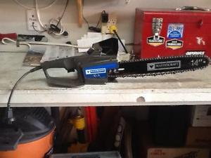 For sale Mastercraft electric power saw with new chain. $30