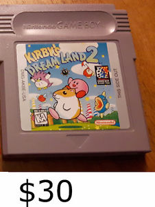 Game for Nintendo Game Boy: Kirby's Dreamland 2 $30