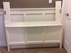 Great condition double headboard/foot, rails and slats