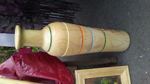 Handmade Solid Wooden Vase