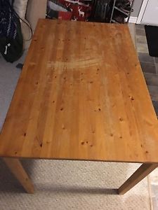IKEA pine table
