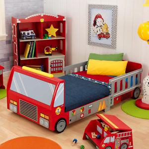 KidKraft Fire Truck Toddler Bed Set