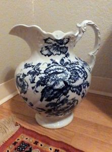 Large ceramic Colonial Pitcher, made in England