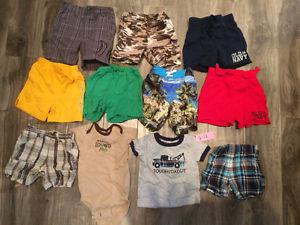 Lot of Boys size 6-12 month summer clothes