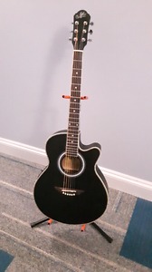 MM quited ash acoustic electric
